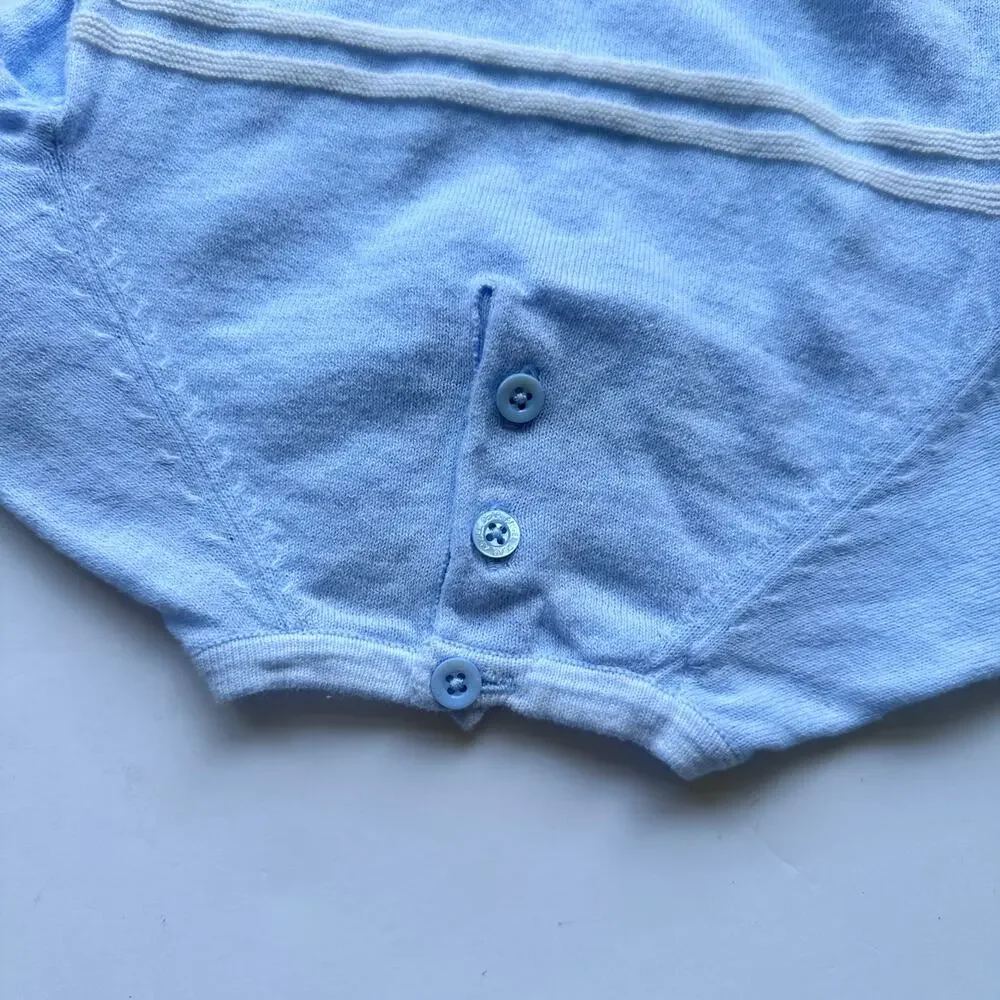 Angel Dear Boys' Blue Cotton Sweater - Excellent Condition 0-3 months